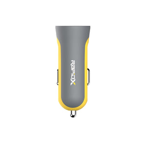 X2PD Compact & Fast Dual Car Charger with 30W USB-C PD - Yellow - RapidX