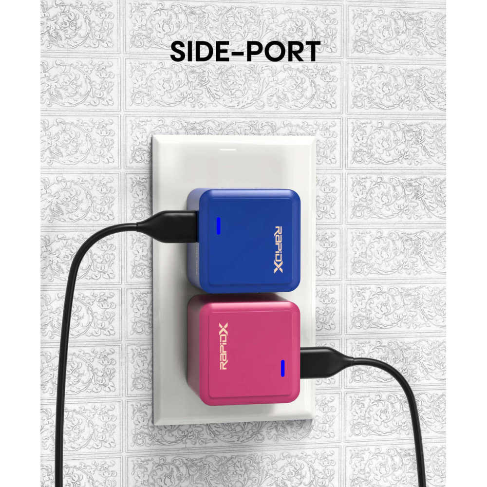 PortoUno - 30W Fast Charging, Side USB-C Port, Foldable Wall Adapter